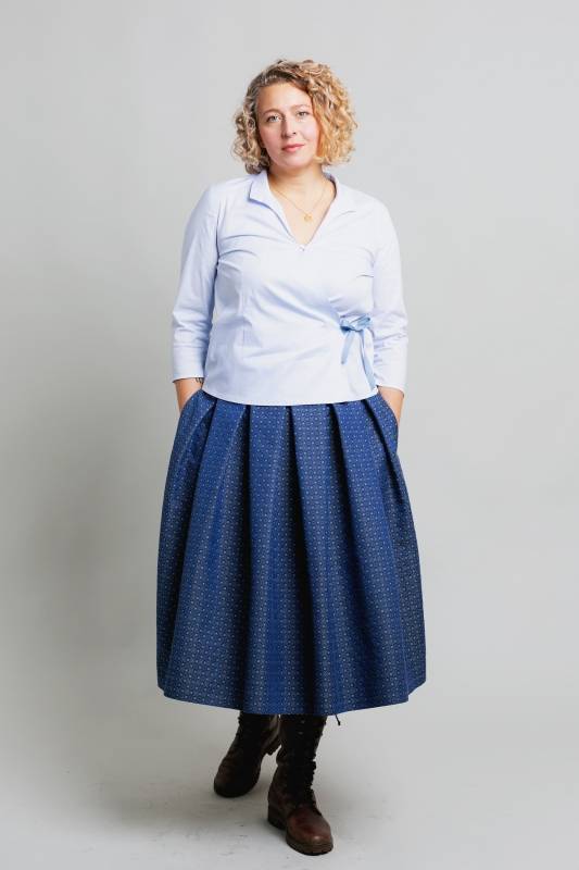 Rockmacherin Amdog Wadenlanger Trachtenrock mit edelem Jacquard aus Baumwollmischung Zeitlich begrenztes Angebot