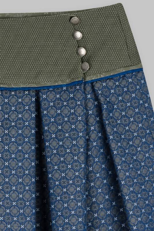 Rockmacherin Amdog Wadenlanger Trachtenrock mit edelem Jacquard aus Baumwollmischung Zeitlich begrenztes Angebot