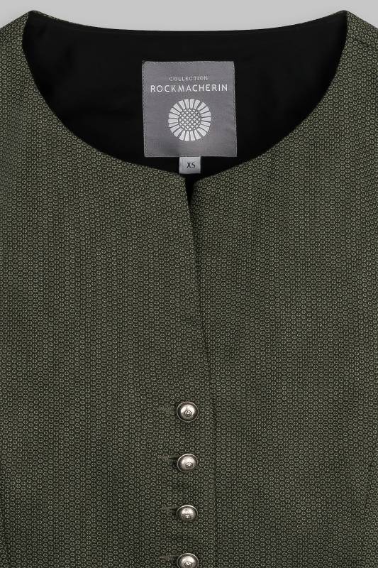 Rockmacherin Nanni Dreyer Trachtenweste aus elastischem Baumwoll-Jacquard mit Baumwollfutter Große Rabatte