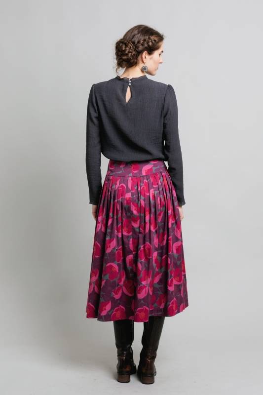 Rockmacherin Lucia Romantische Damenbluse aus Viskose-Crêpe Wochenangebot