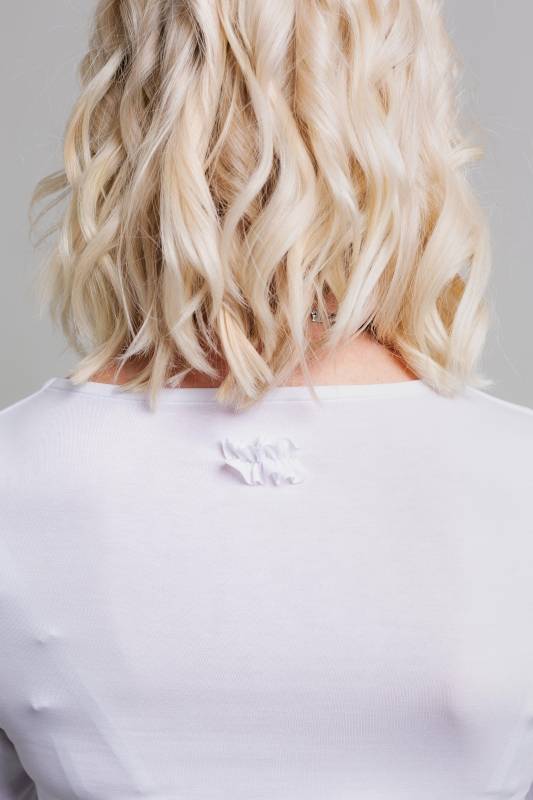 Rockmacherin Malou Langarm-Shirt mit Raffung Kostenlose Rückgabe