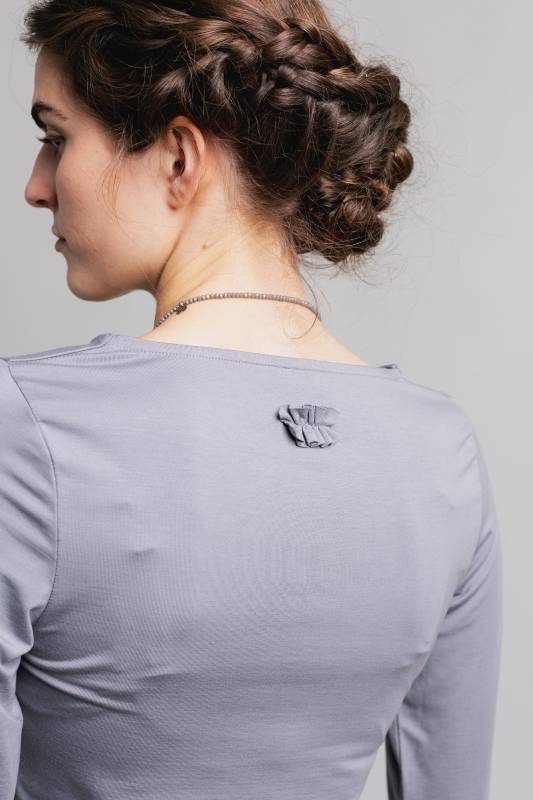 Rockmacherin Malou Langarm-Shirt mit Raffung Letzte 3 Tage