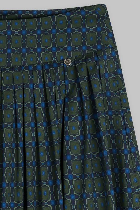 Rockmacherin Kalo Wadenlanger Rock mit Print und zwei Taschen Letzte 2 Tage