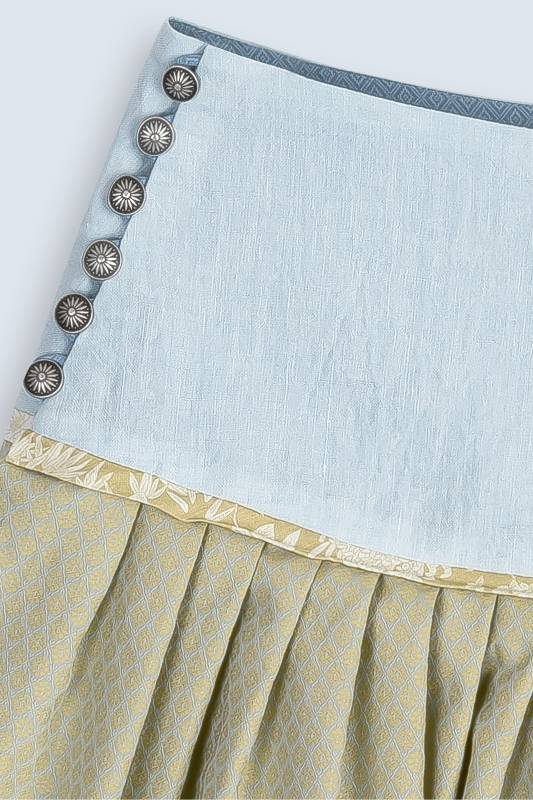 Rockmacherin Sonnastroi Trachtenrock mit Passe aus feinem Baumwolljacquard 50% Rabatt für begrenzte Zeit