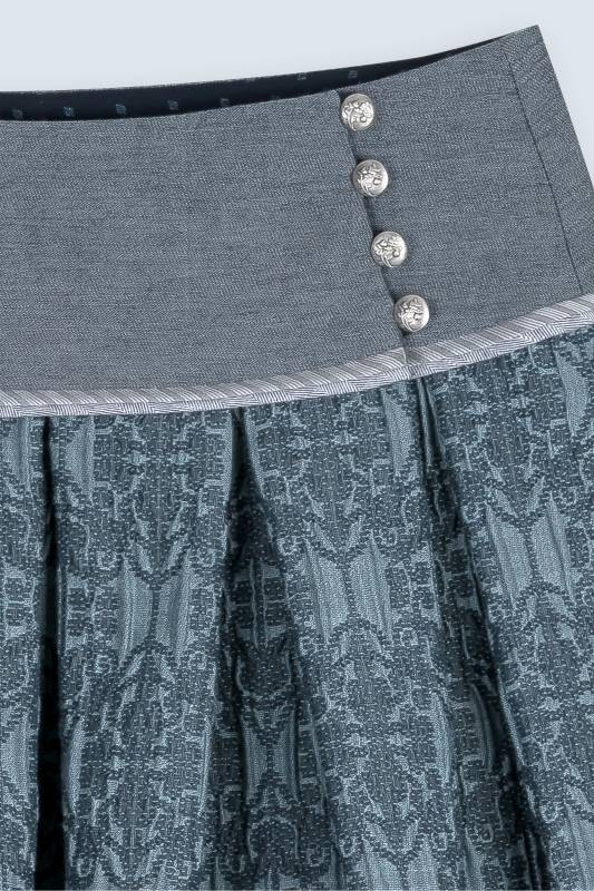 Rockmacherin Himmi Trachctenrock in Midilänge mit strukturiertem Jacquard Fabrikverkauf