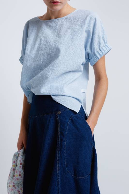 Rockmacherin Oana Damen-Bluse im Kimono-Stil Neueste Stile