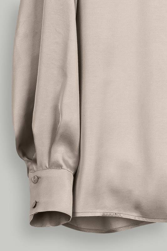Rockmacherin Hilla Damenbluse oversized aus Viskosesatin 50% Rabatt mit kostenlosem Versand
