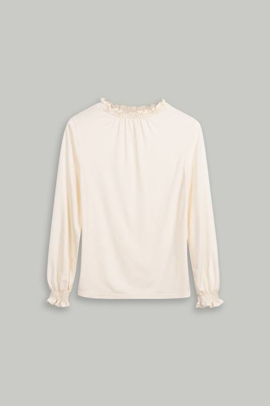 Rockmacherin Selma Shirtbluse aus Lyocell-Wolljersey Clearance-Verkauf