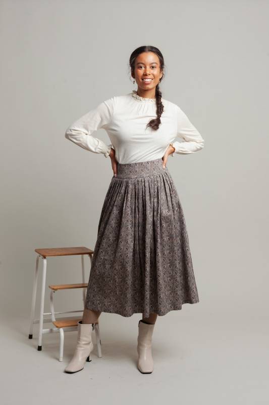 Rockmacherin Selma Shirtbluse aus Lyocell-Wolljersey Clearance-Verkauf