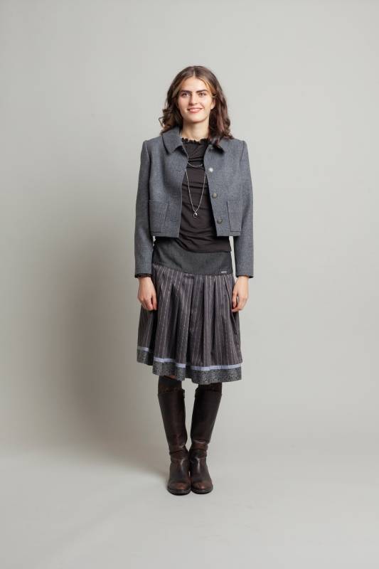 Rockmacherin Selma Shirtbluse aus Lyocell-Wolljersey Fabrikladen