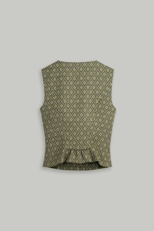 Rockmacherin Nanni Bachmann Damen Trachtenweste aus Wolljacquard Verkauf