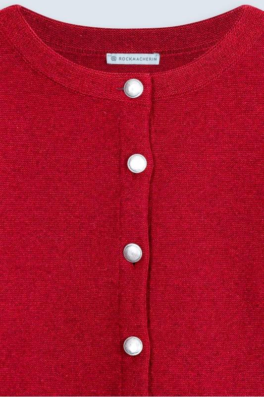 Rockmacherin Mella Strickjacke im Landhaus-Stil, mit trendig kurzem Ärmel Großer Ausverkauf