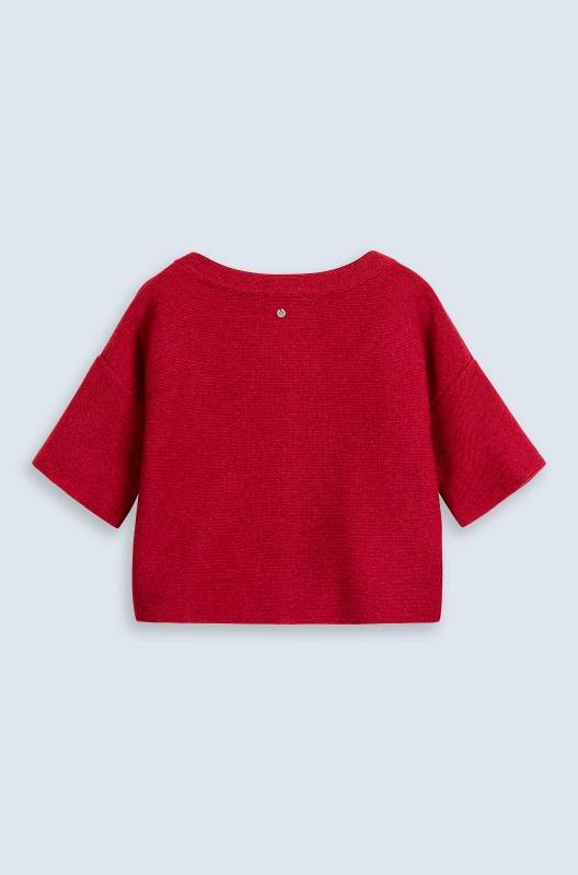 Rockmacherin Mella Strickjacke im Landhaus-Stil, mit trendig kurzem Ärmel Großer Ausverkauf