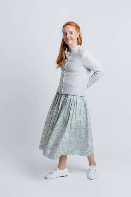 Rockmacherin Florentine Trachten-Strickjacke mit Stehkragen aus Merinowolle Flash Sale