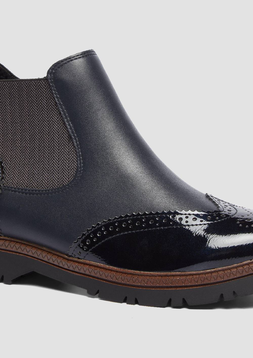 S.Oliver Chelsea Boots in Leder-Optik Online Outlet