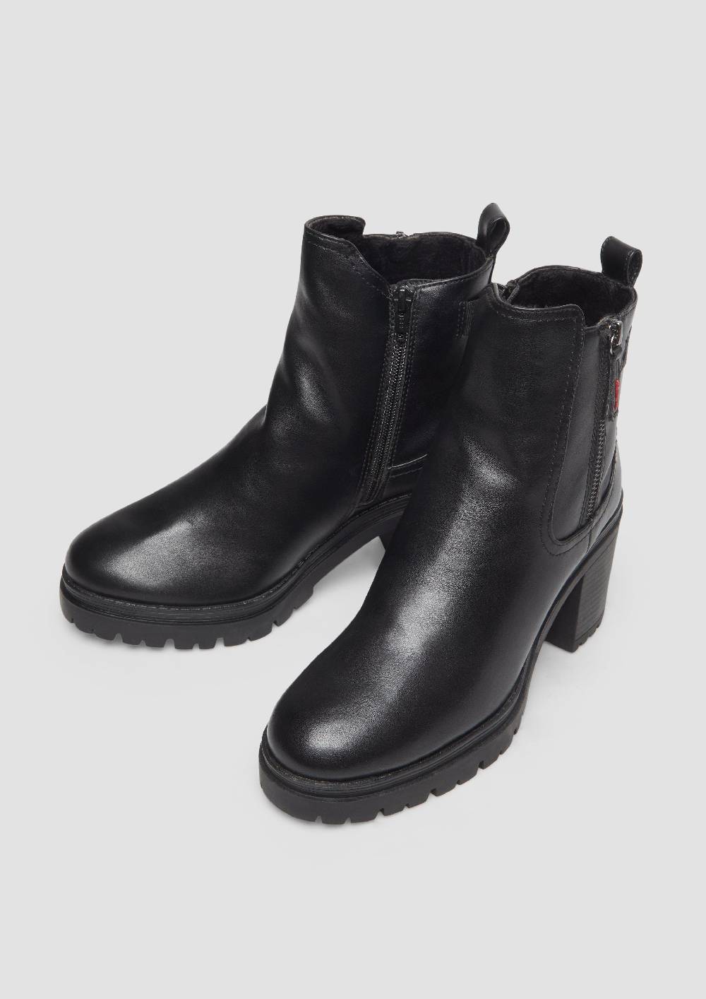 S.Oliver Stiefeletten mit Blockabsatz Tiefpreis