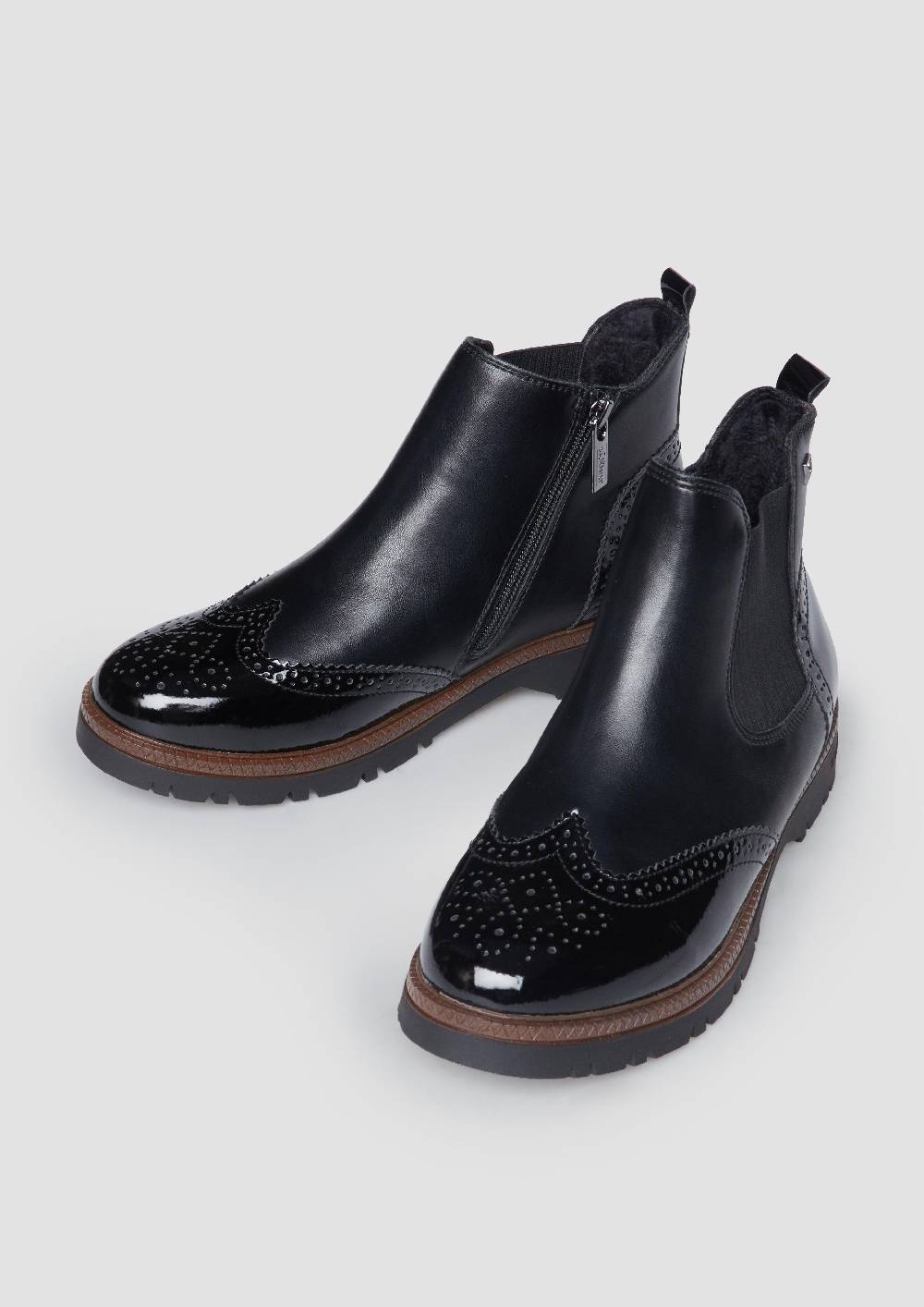 S.Oliver Chelsea Boots in Leder-Optik Zeitbegrenzte Promotion