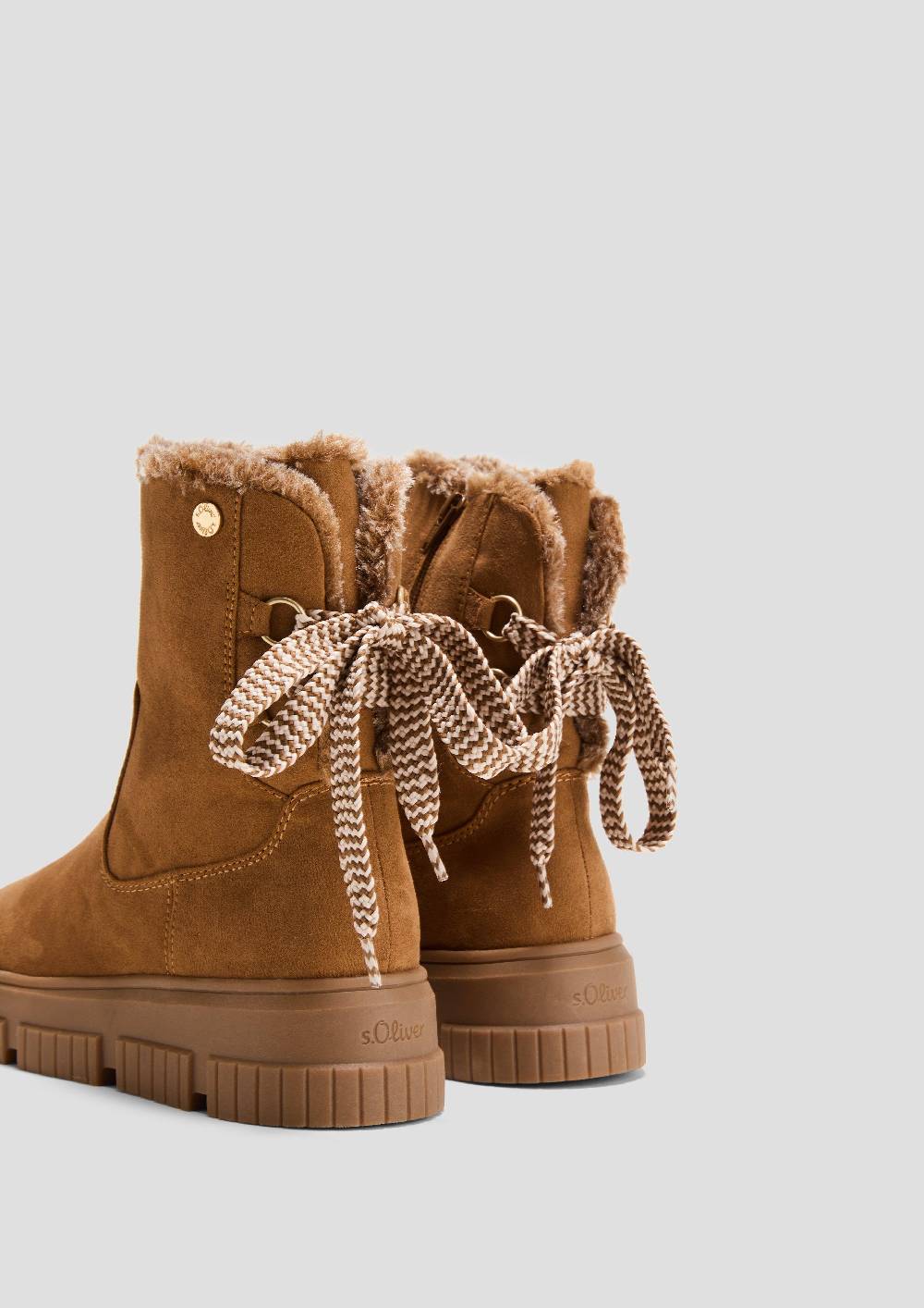 S.Oliver Winterstiefel mit Kunstfellfutter Fabrikladen