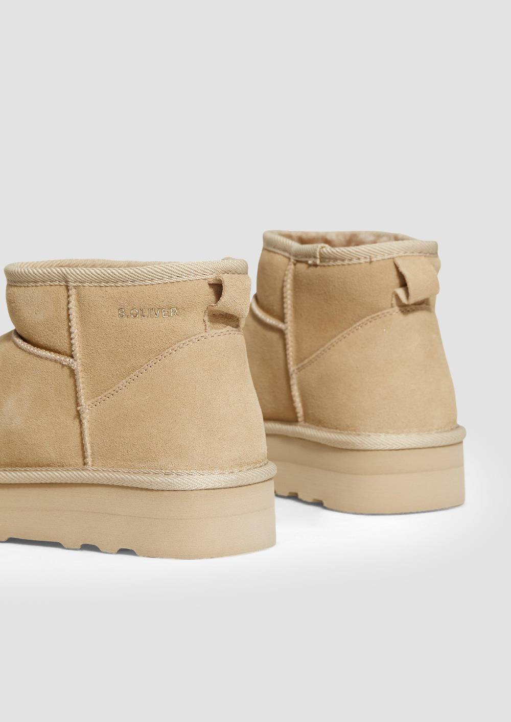 S.Oliver Stiefel mit Teddyplüsch-Futter Im Verkauf