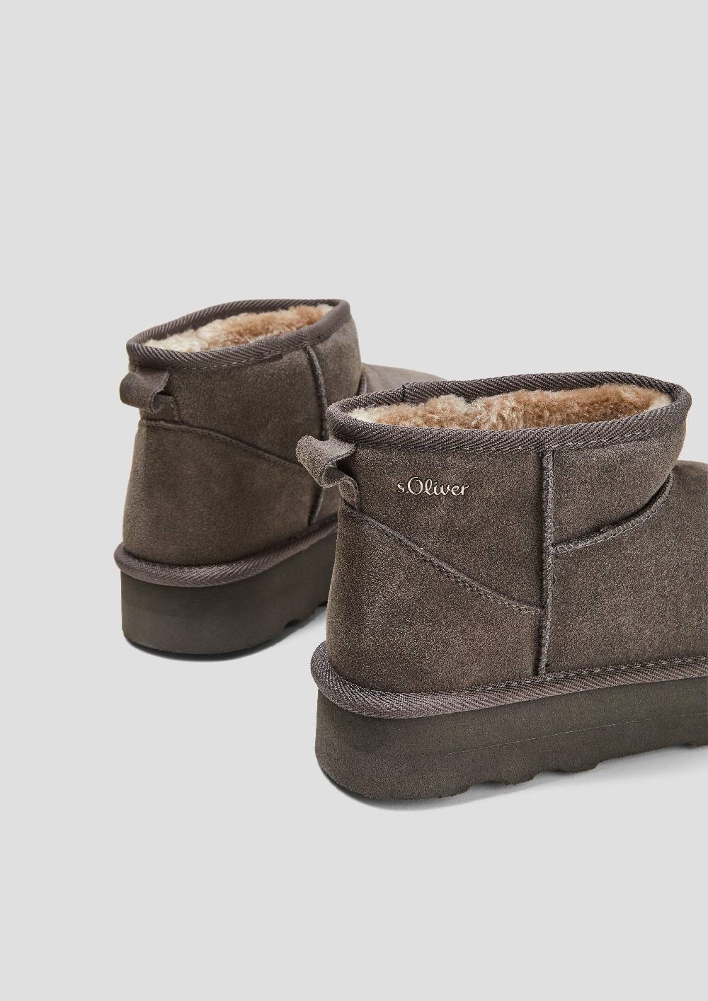 S.Oliver Stiefel mit Teddyplüsch-Futter zollfrei