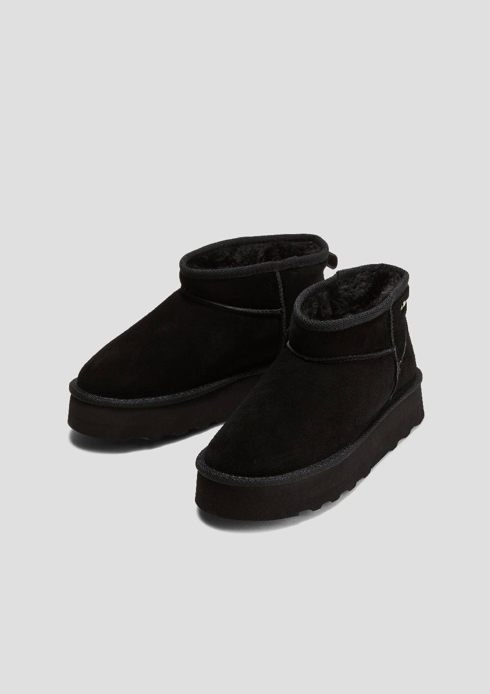 S.Oliver Stiefel mit Teddyplüsch-Futter 50% Rabatt für begrenzte Zeit