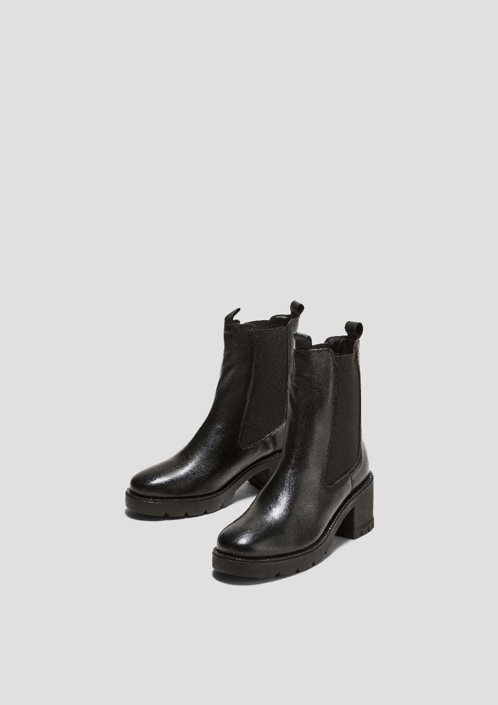 S.Oliver Stiefelette aus Schafsleder Fabrikverkauf