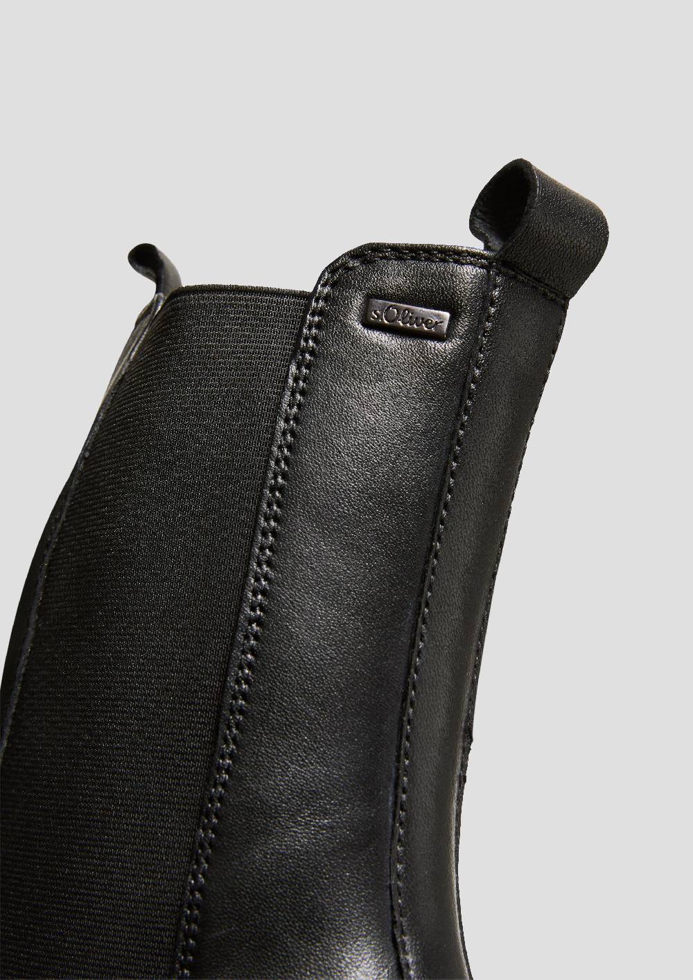 S.Oliver Stiefelette aus Schafsleder Fabrikverkauf
