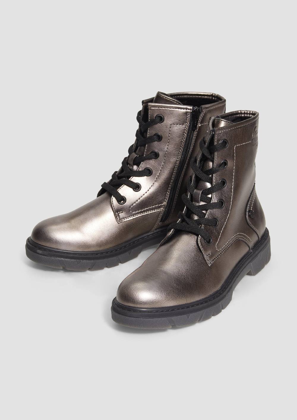 S.Oliver Stiefel mit Schnürung und Reißverschluss Sonderangebot