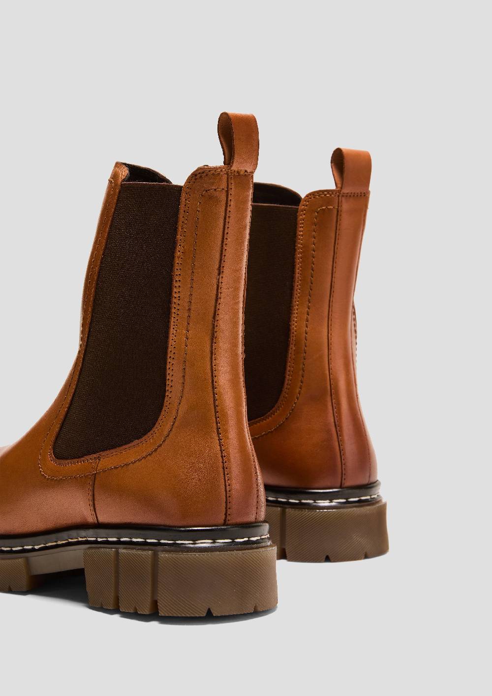 S.Oliver Chelsea Boots aus Leder Rabatt