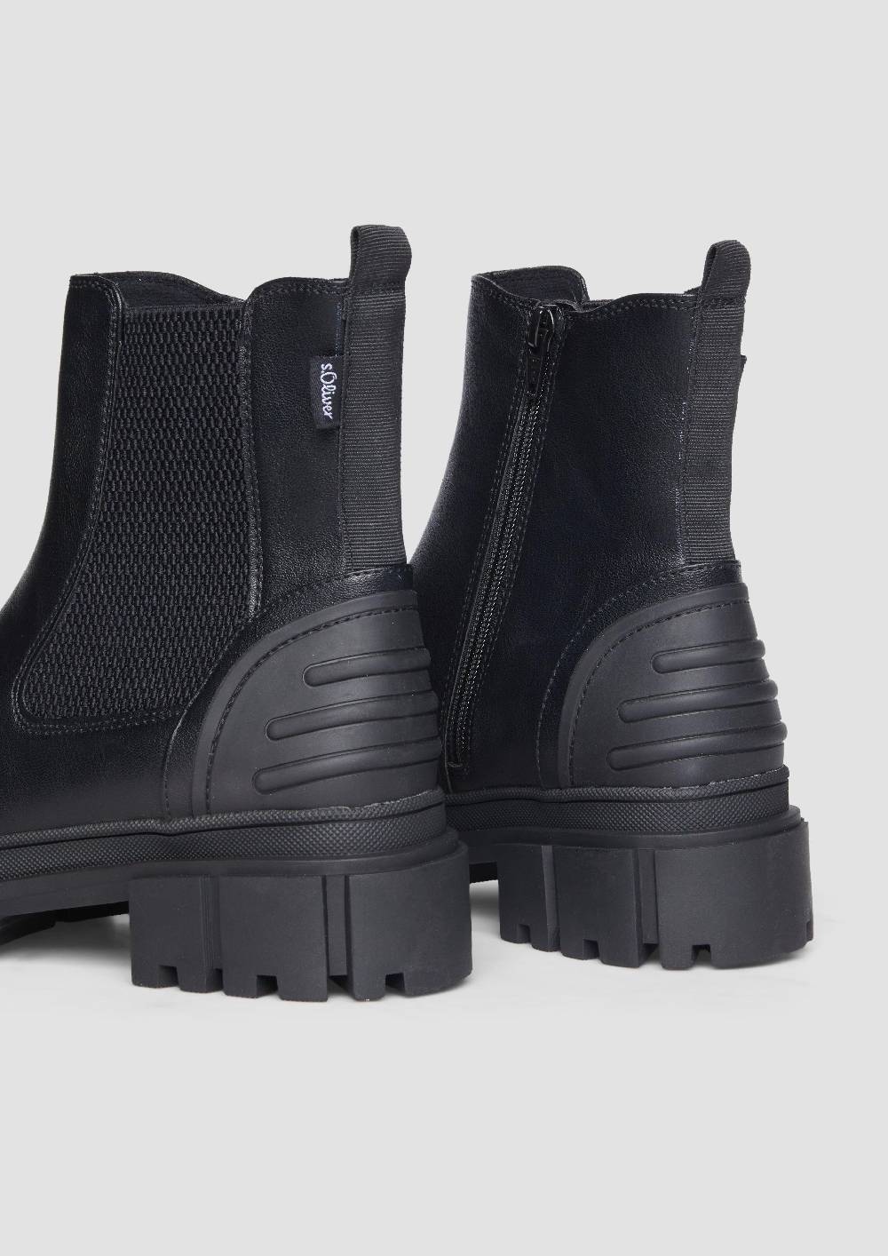 S.Oliver Chelsea Boots mit Kontrast-Detail Großer Ausverkauf