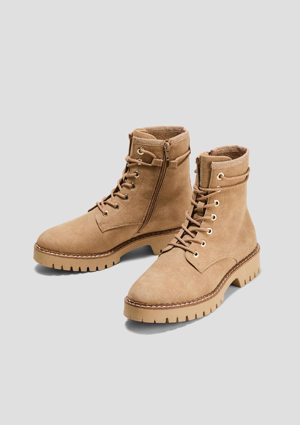 S.Oliver Schnürstiefel in Leder-Optik Begrenztes Angebot