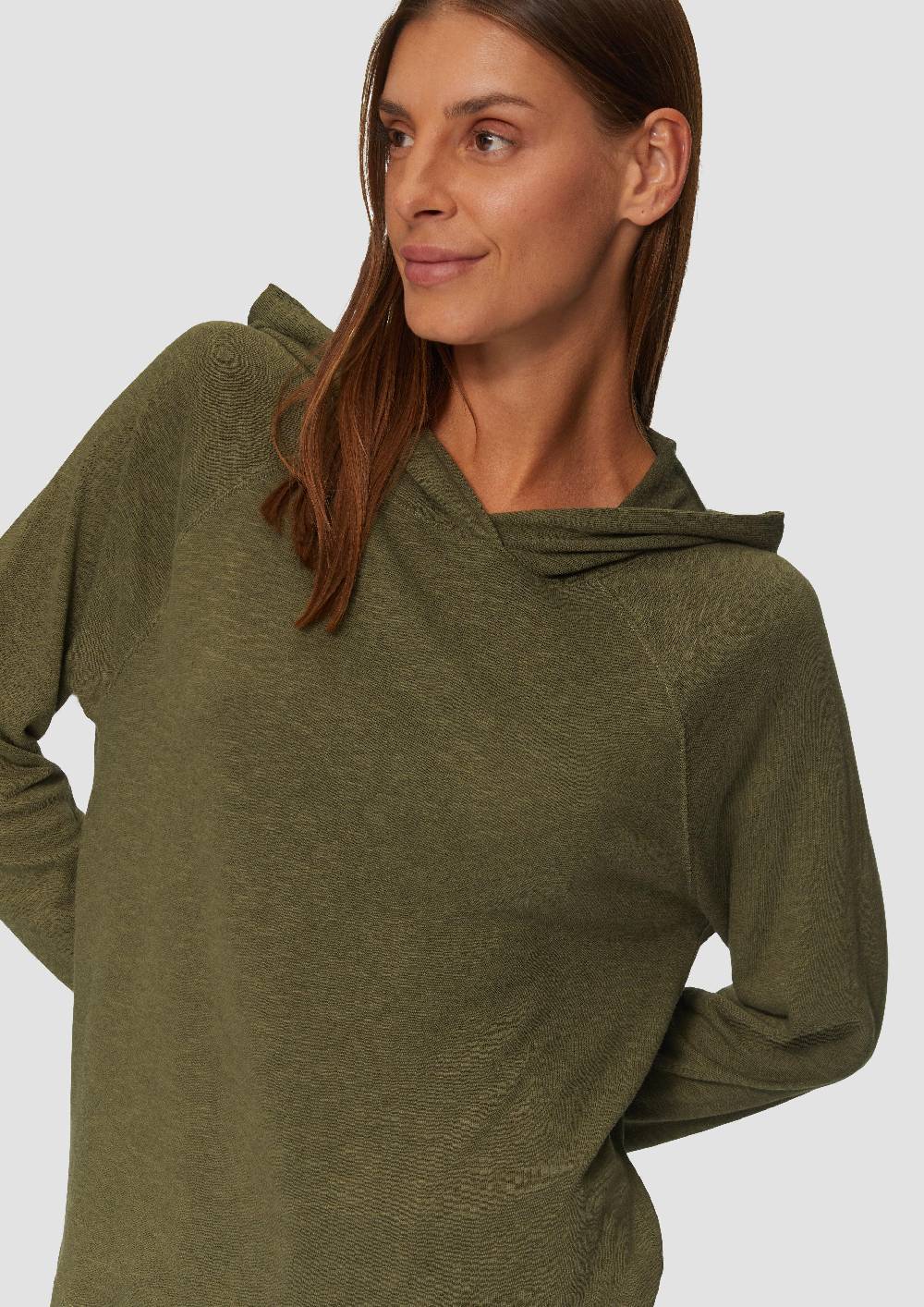 S.Oliver Weiches Jerseyshirt mit Flammgarnstruktur Top Angebot