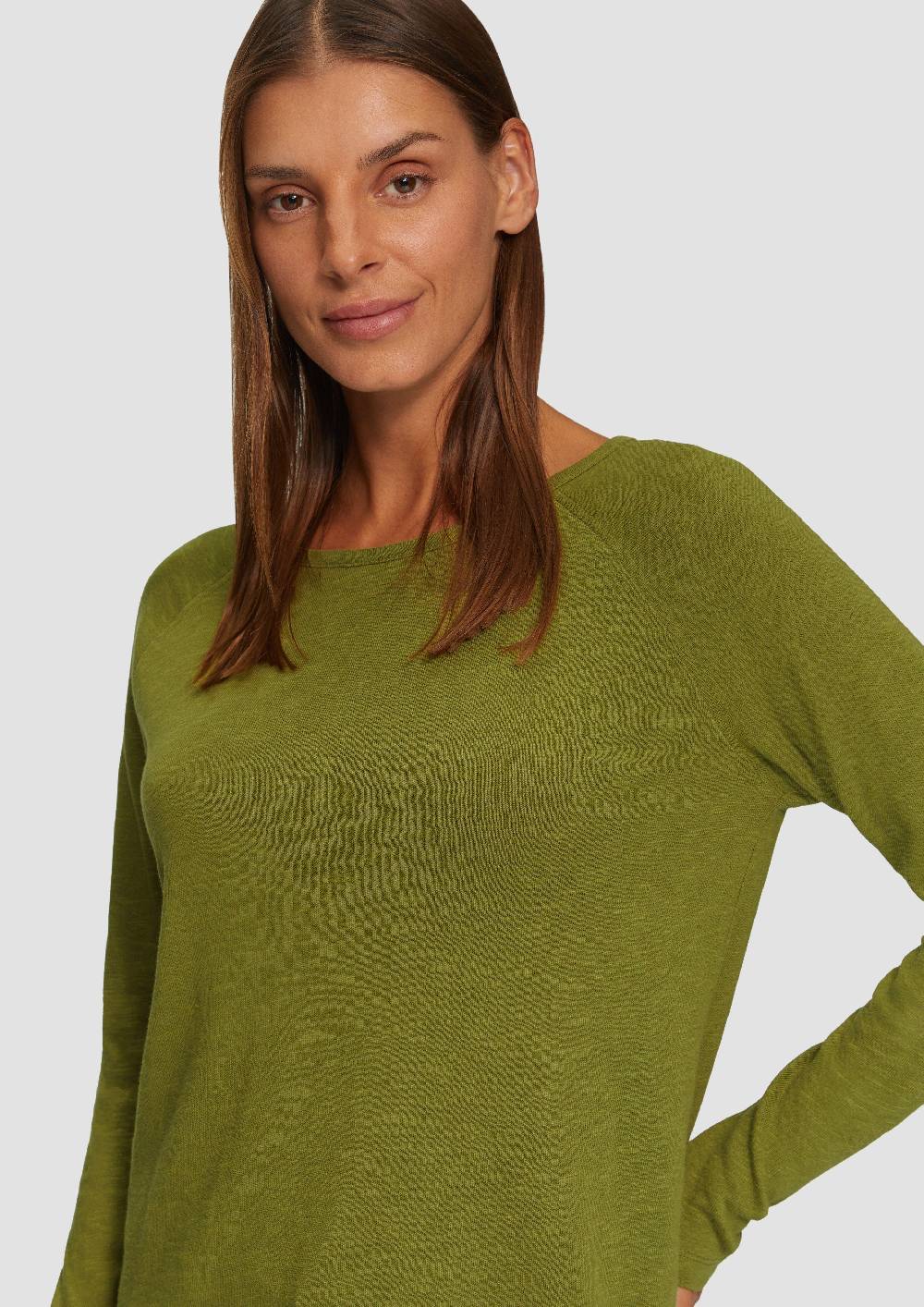 S.Oliver Langarmshirt mit Flammgarnstruktur und Raglanärmeln Zeitlich begrenztes Angebot
