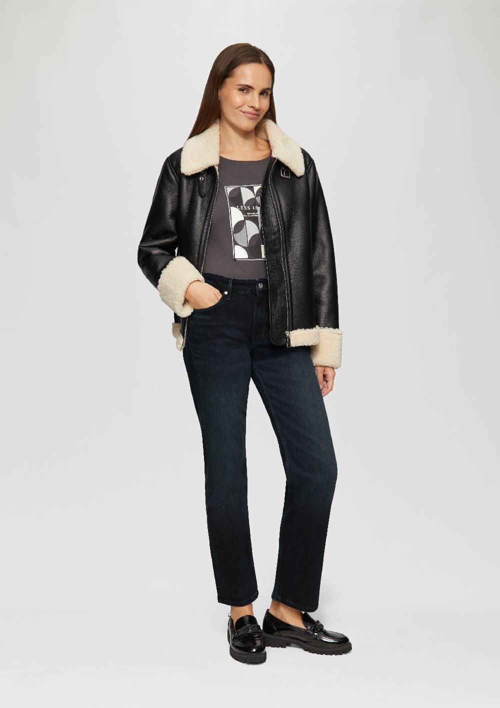 S.Oliver Jeans Karolin / Regular Fit / Mid Rise / Straight Leg Wochenangebot