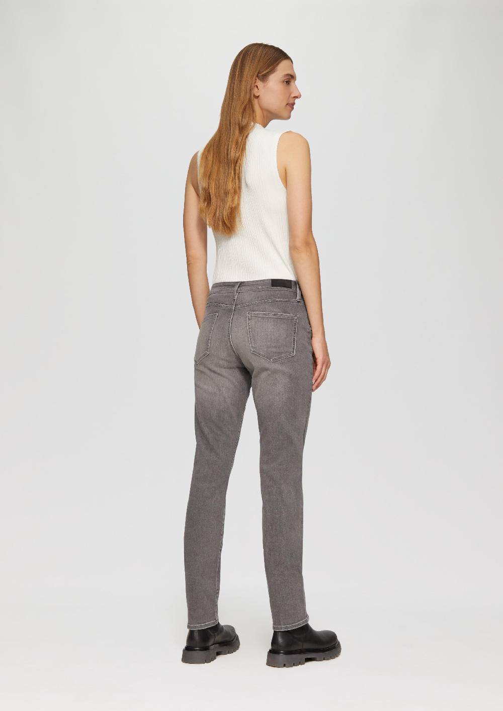 S.Oliver Jeans Betsy / Slim Fit / Mid Rise / Slim Leg / mit Zipp-Detail Bis zu 55% Rabatt