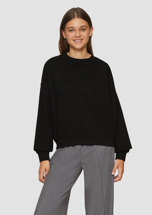 S.Oliver Lockeres Sweatshirt mit überschnittener Schulter Kostenloser Versand international