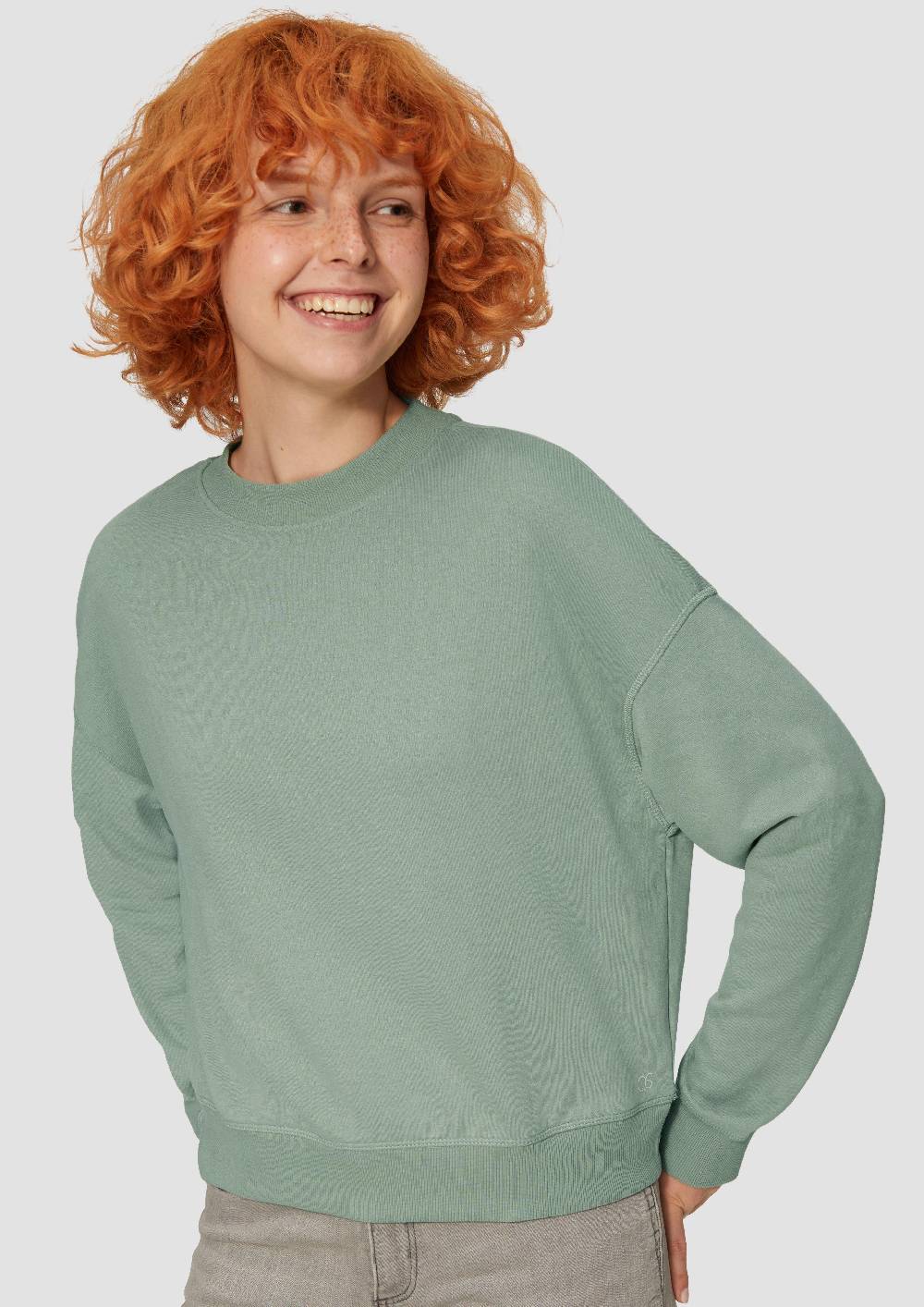 S.Oliver Lockeres Sweatshirt mit überschnittener Schulter Fabrikladen