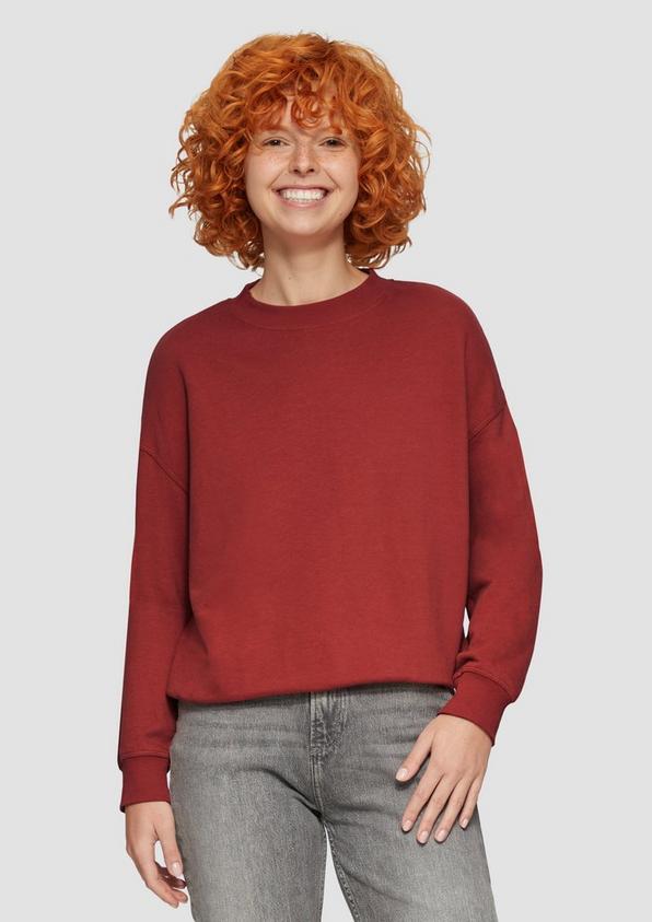 S.Oliver Lockeres Sweatshirt mit überschnittener Schulter Begrenzt auf 3 Tage