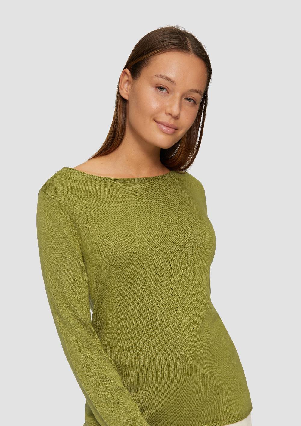 S.Oliver Leichter Feinstrickpullover mit Rollkante Black Friday Preise