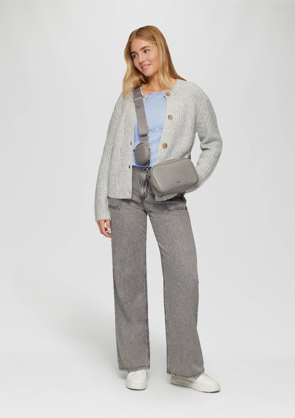 S.Oliver Leichter Feinstrickpullover mit Rollkante Im Verkauf