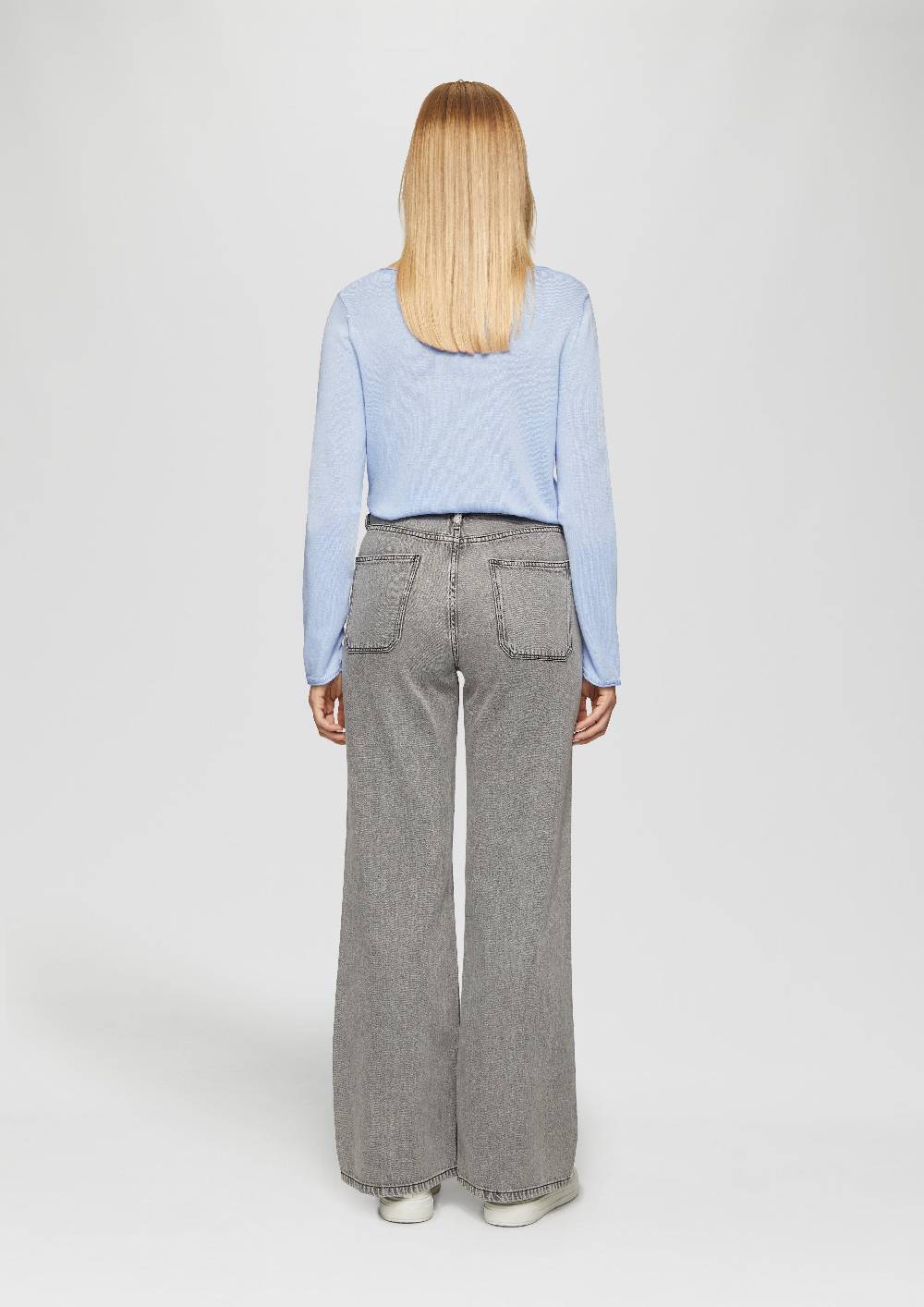 S.Oliver Leichter Feinstrickpullover mit Rollkante Im Verkauf