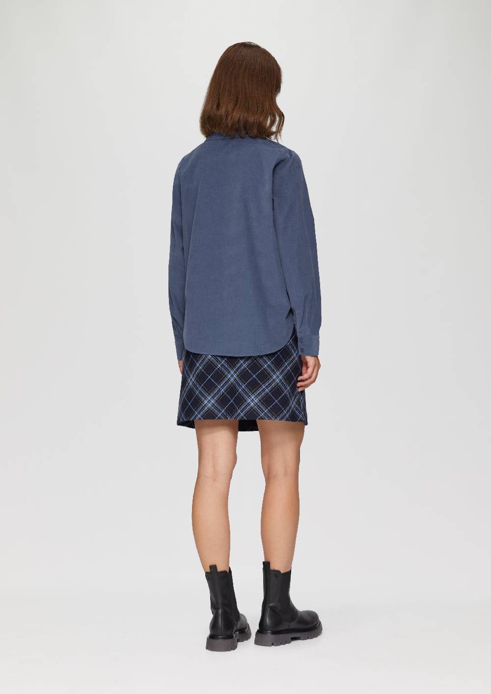 S.Oliver Cordbluse im Relaxed Fit mit Naht-Details 50% Rabatt für begrenzte Zeit