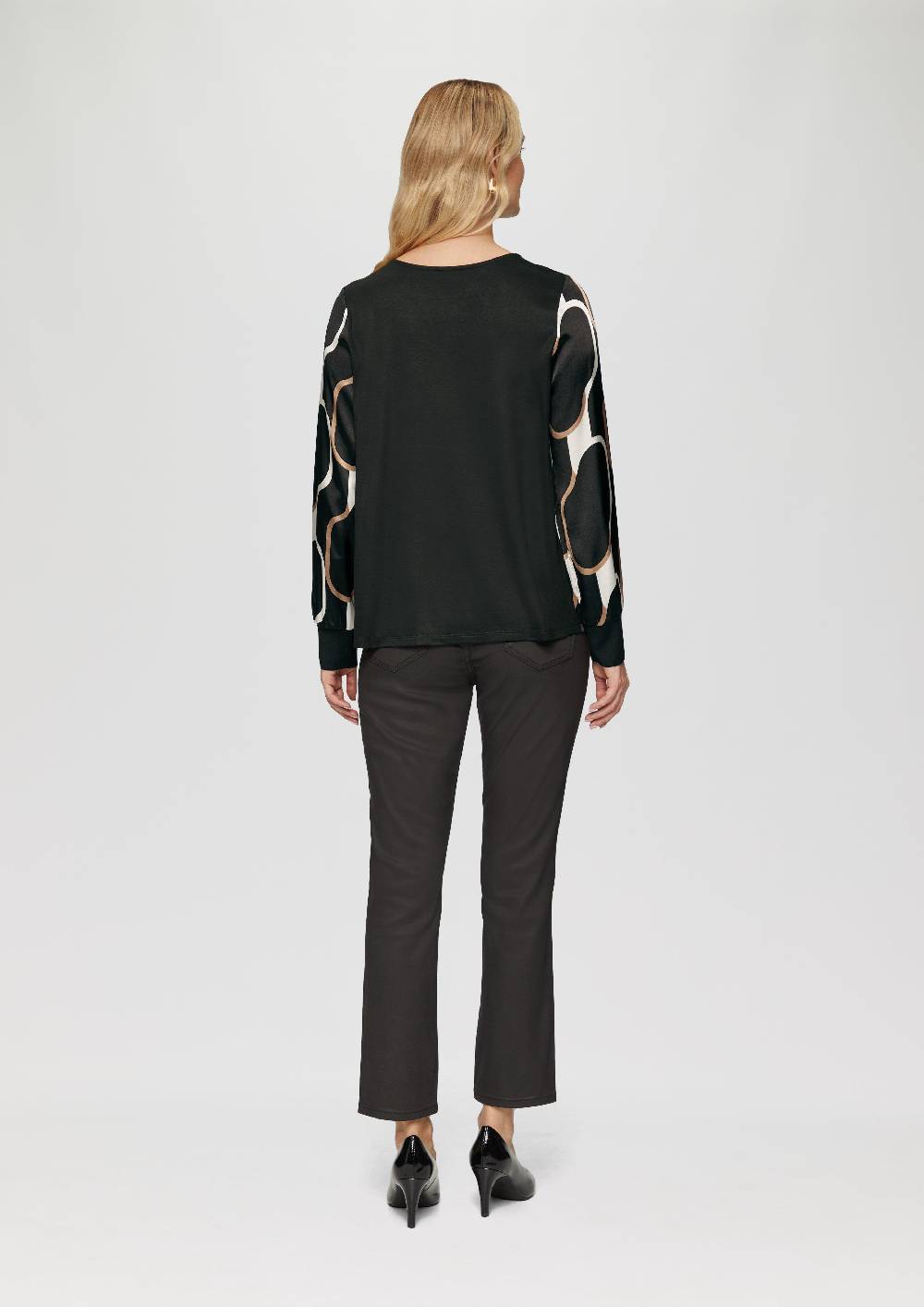 S.Oliver Shirt im Fabricmix mit Raff-Details Verkauf