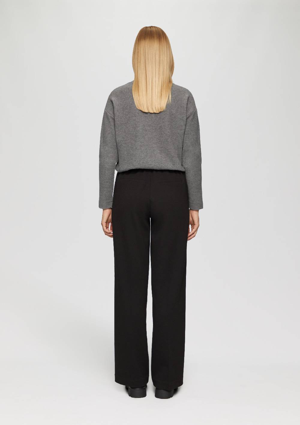 S.Oliver Weiches Sweatshirt mit gebrushter Oberfläche Hotsell