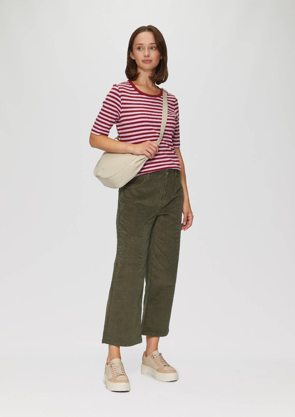 S.Oliver Elastische Culotte aus Cord Online Shopping