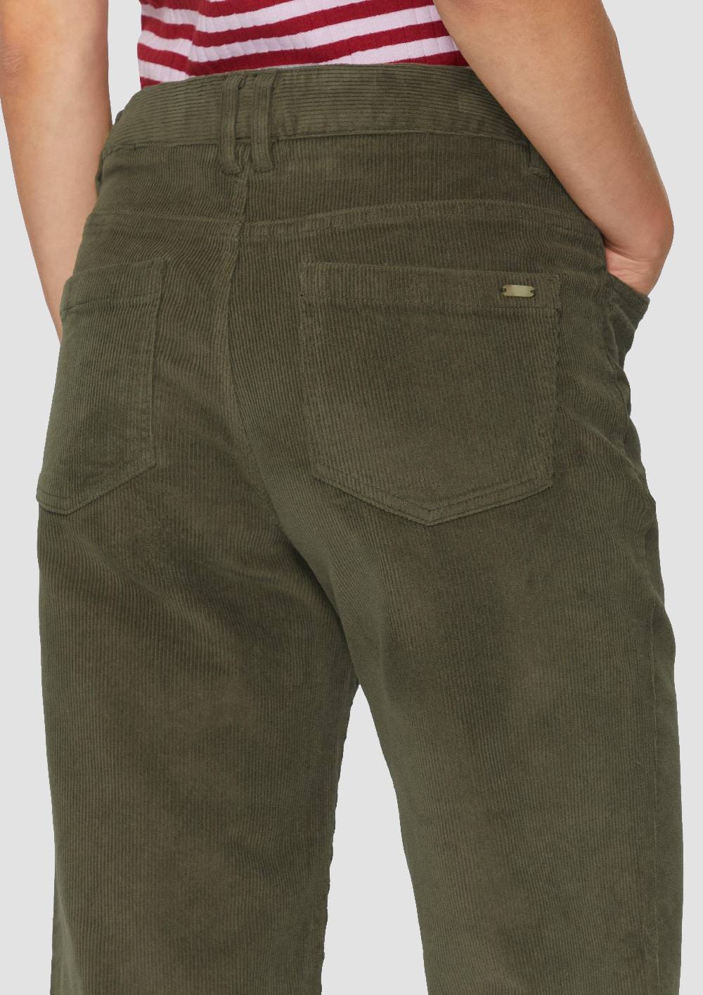 S.Oliver Elastische Culotte aus Cord Online Shopping