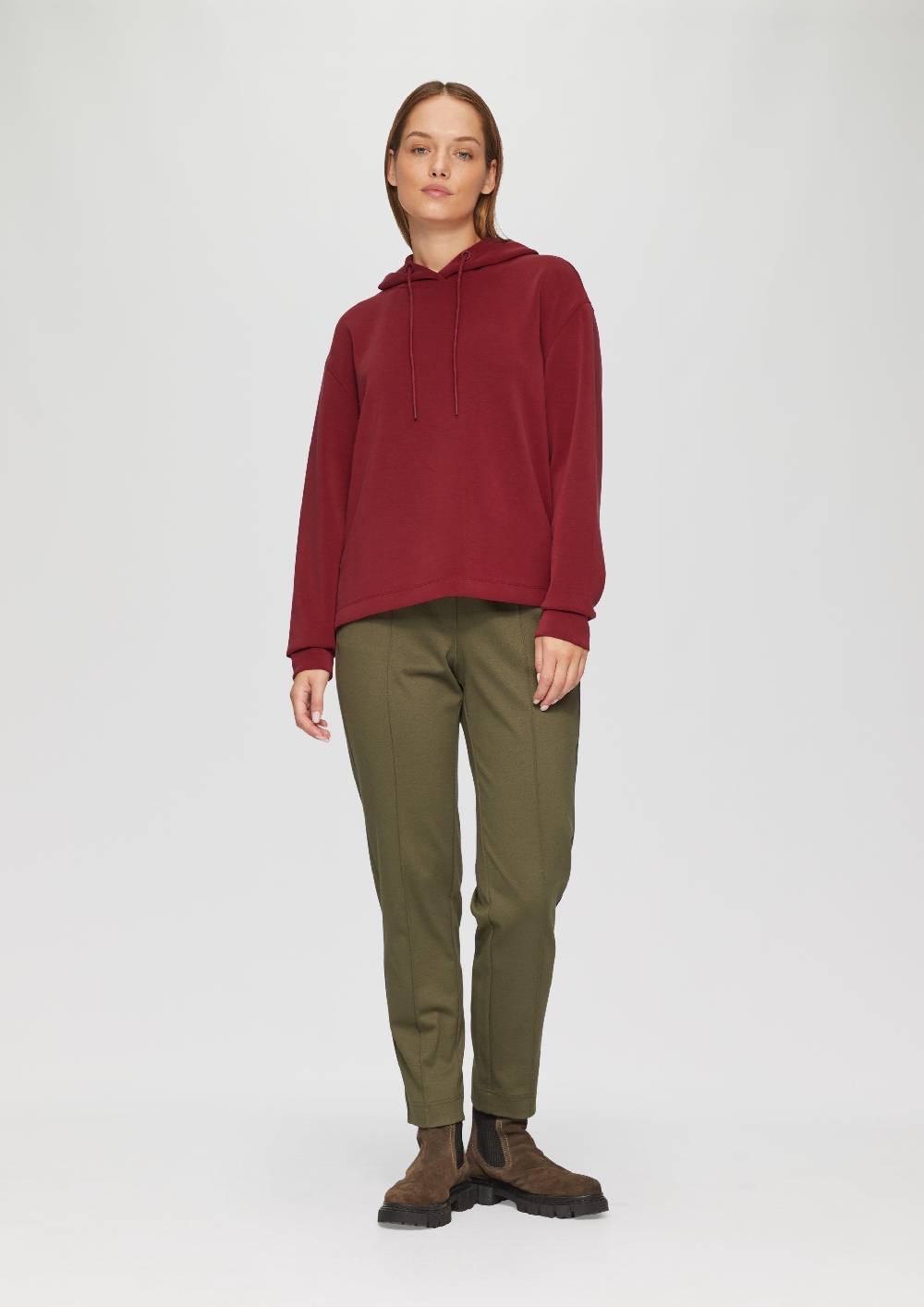 S.Oliver Hoodie aus Scuba im Relaxed Fit Cyber Monday