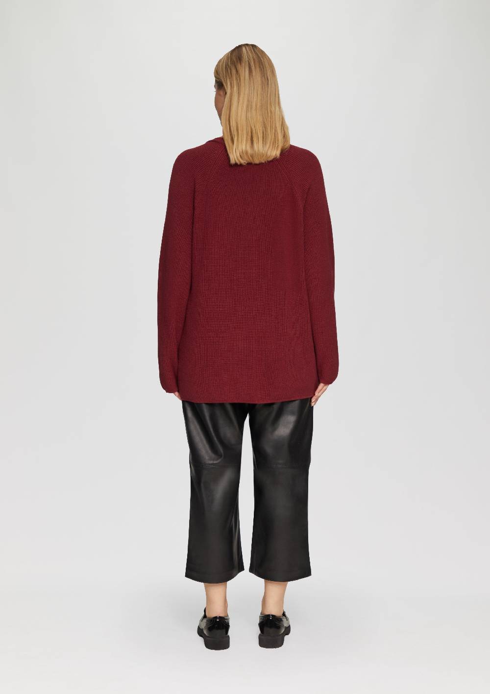 S.Oliver Strickpullover mit V-Ausschnitt im Loose Fit Große Rabatte