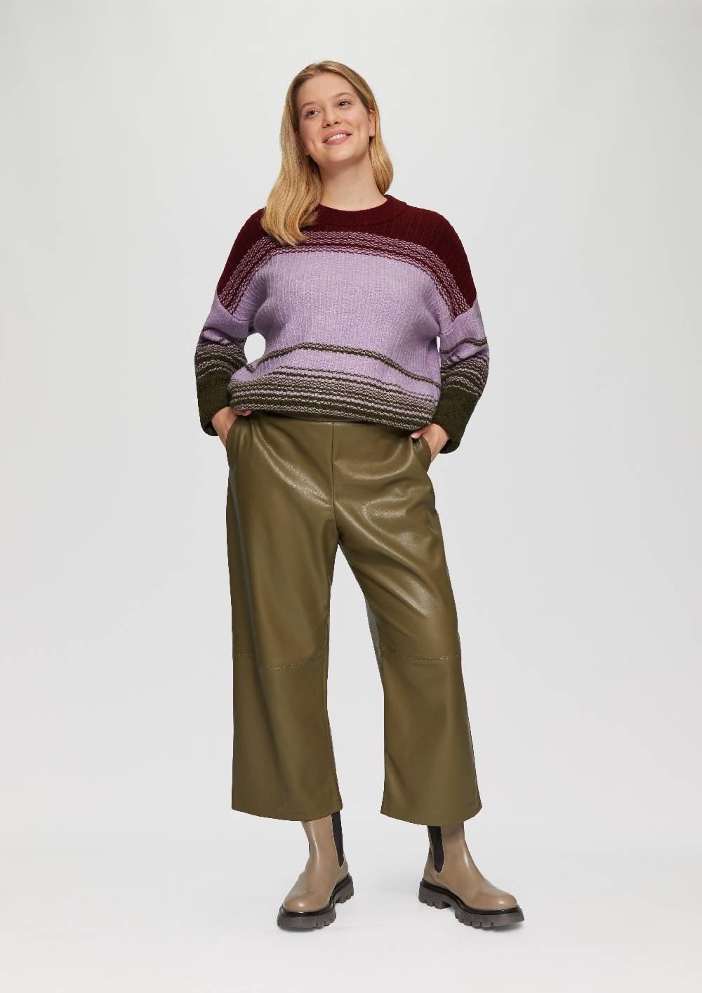 S.Oliver Gestreifter Strickpullover im Relaxed Fit Neuheiten