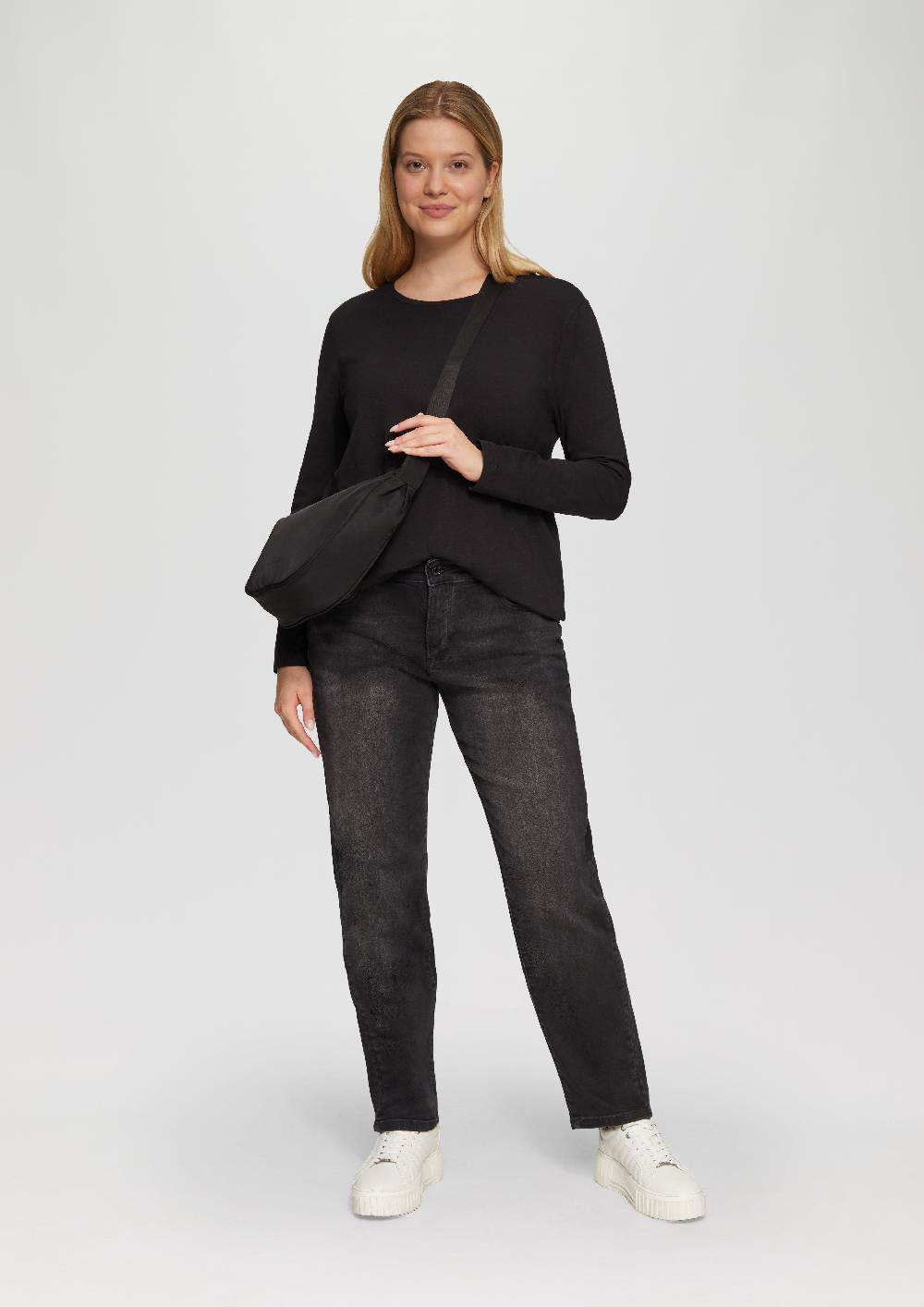 S.Oliver Longsleeve aus Baumwollstretch Riesige Ersparnisse